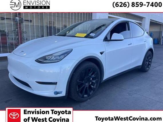 TESLA MODEL Y 2021 5YJYGDEE0MF149865 image